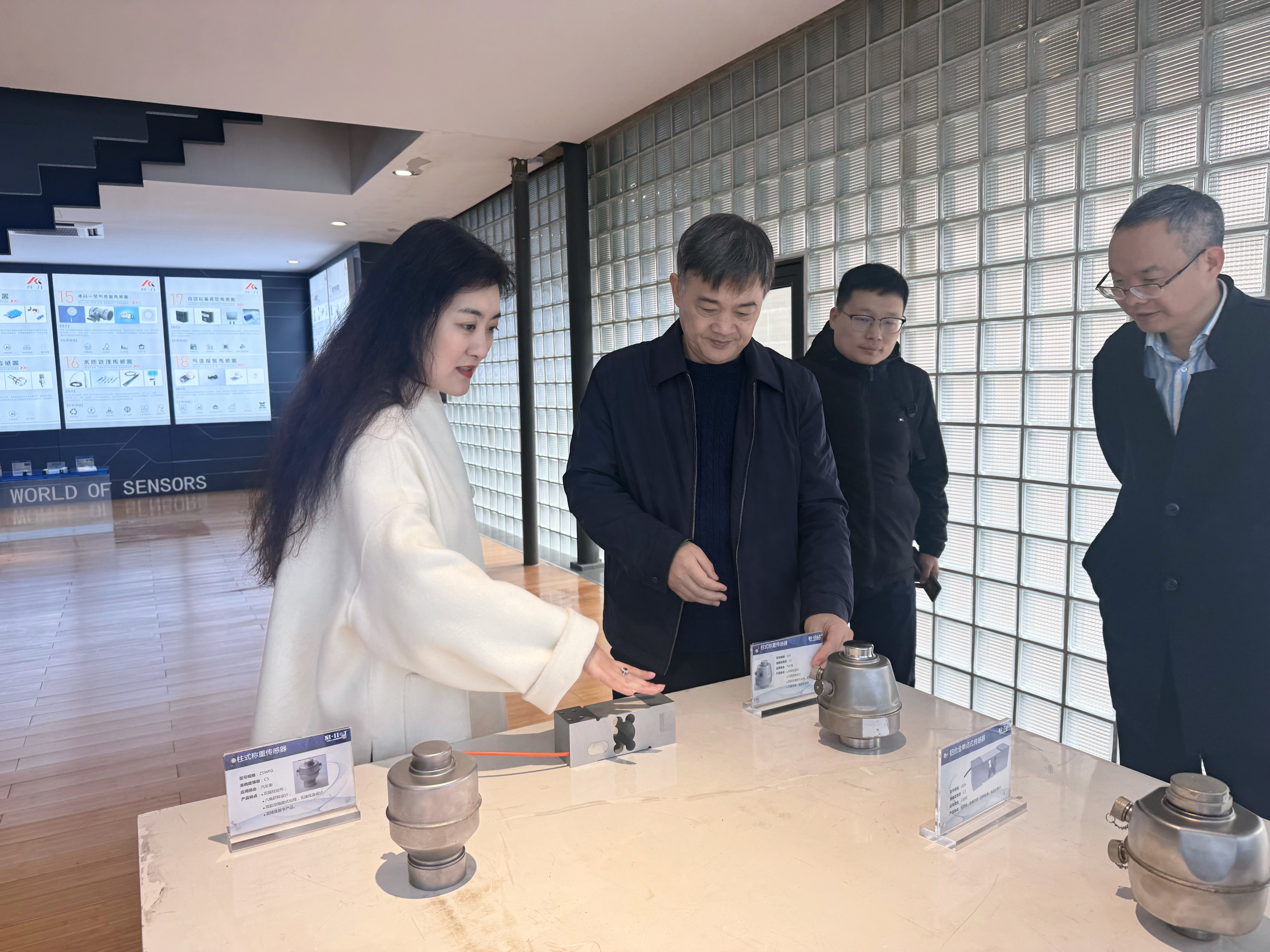 浙江省经信厅高端装备处一级调研员朱涛一行莅临柯力传感考察调研