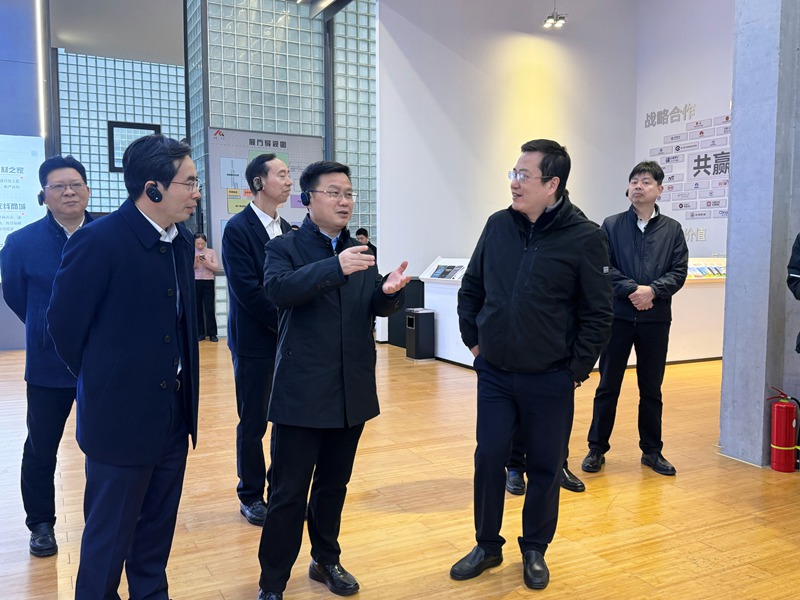 宁波市人大常委会党组书记、主任傅祖民一行莅临柯力传感调研指导  宁波柯力传感科技